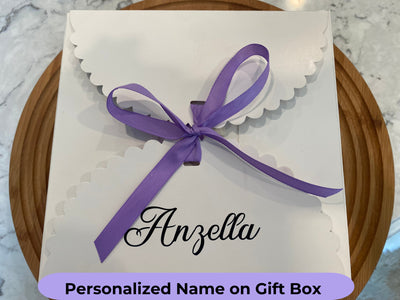 Self Care Gift Box Personalized Package Spa Pamper Best Friend Relaxing Tea Lover Coffee Candle Birthday Purple Present for Her New Mom